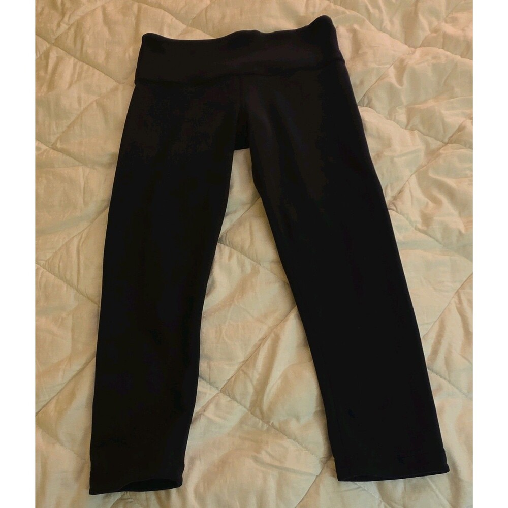Lululemon athletica Women’s Wunder Under Black High Rise Ankle Leggings 4